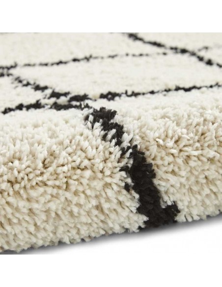 tappeto moderno Royal Nomadic 5413 Ivory/Black rotondo