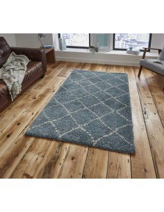 tappeto moderno Royal Nomadic 5413 Teal/Cream 2