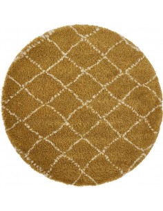 tappeto moderno Royal Nomadic 5413 Yellow rotondo