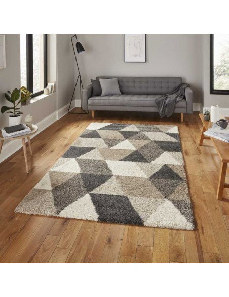 tappeto moderno Royal Nomadic 7611 Beige/Grey