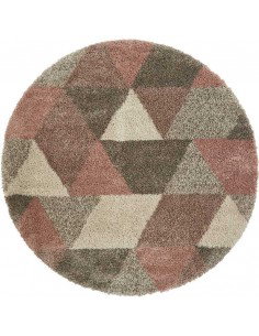 tappeto moderno Royal Nomadic 7611 Rose/Cream rotondo