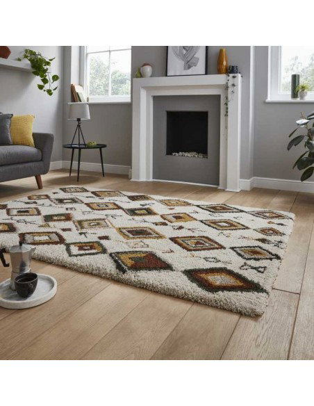 tappeto moderno Royal Nomadic A636 Beige/Multi