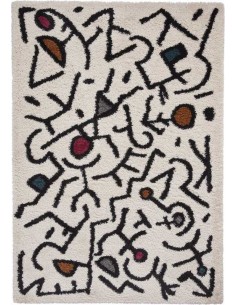 tappeto moderno Royal Nomadic A637 Cream/Black/Multi