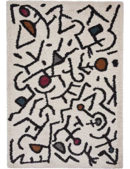 tappeto moderno Royal Nomadic A637 Cream/Black/Multi