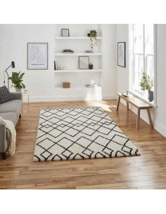 tappeto moderno Royal Nomadic A638 White/Black 2