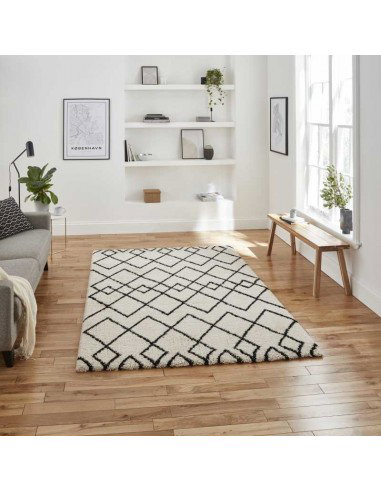 tappeto moderno Royal Nomadic A638 White/Black