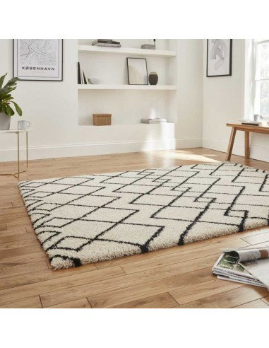 tappeto moderno Royal Nomadic A638 White/Black