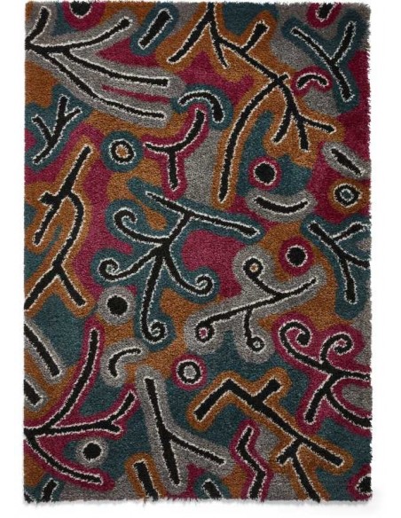 tappeto moderno Royal Nomadic A641 Dark Multi