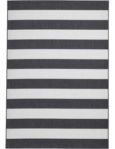 tappeto moderno Santa Monica 48644 Black/White