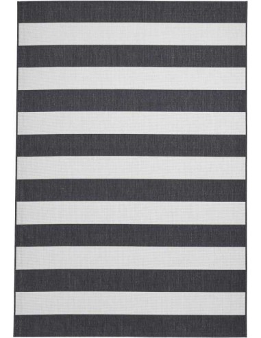 tappeto moderno Santa Monica 48644 Black/White