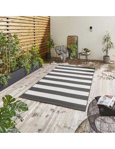 tappeto moderno Santa Monica 48644 Black/White 2