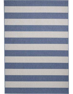 tappeto moderno Santa Monica 48644 Blue/Light Beige