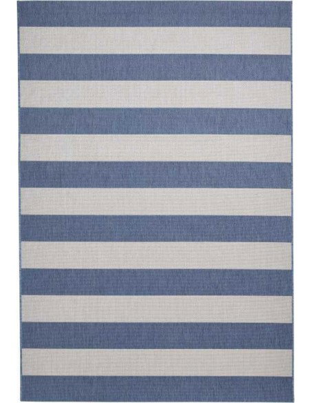 tappeto moderno Santa Monica 48644 Blue/Light Beige