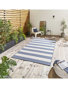 tappeto moderno Santa Monica 48644 Blue/Light Beige 2