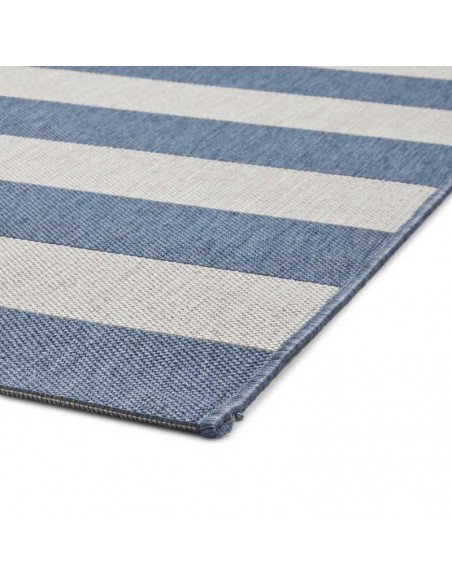 tappeto moderno Santa Monica 48644 Blue/Light Beige