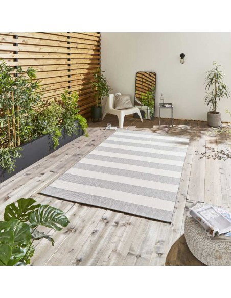 tappeto moderno Santa Monica 48644 Grey/Light Beige