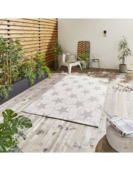 tappeto moderno Santa Monica 48648 Cream/Grey