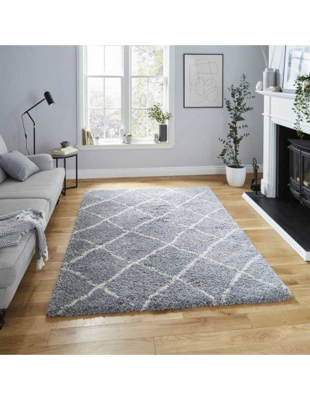 tappeto moderno Scandi Berber G257 Grey/Cream