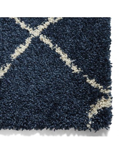 tappeto moderno Scandi Berber G257 Navy/Cream