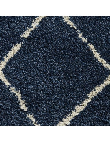 tappeto moderno Scandi Berber G257 Navy/Cream