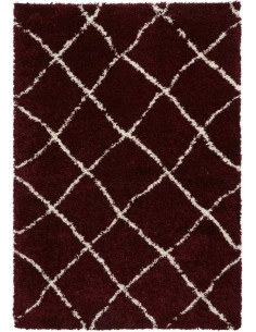 tappeto moderno Scandi Berber G257 Red/Cream