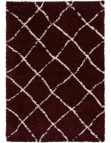 tappeto moderno Scandi Berber G257 Red/Cream