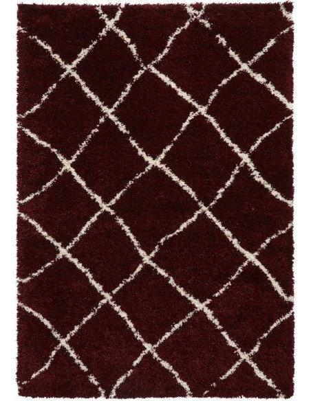tappeto moderno Scandi Berber G257 Red/Cream