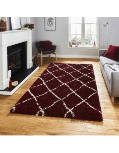 tappeto moderno Scandi Berber G257 Red/Cream 2