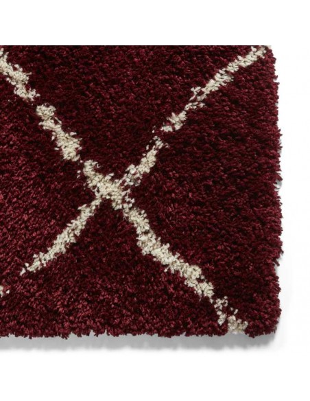 tappeto moderno Scandi Berber G257 Red/Cream