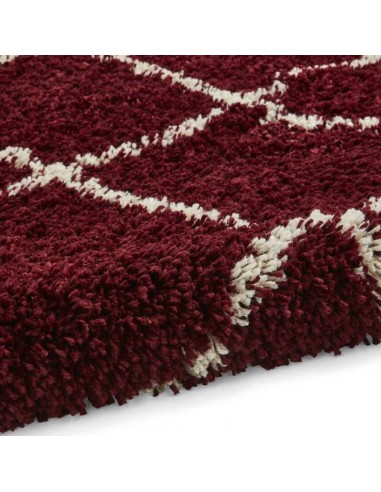 tappeto moderno Scandi Berber G257 Red/Cream