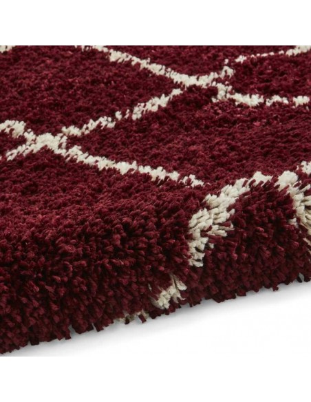 tappeto moderno Scandi Berber G257 Red/Cream