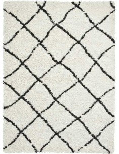 tappeto moderno Scandi Berber G257 White/Black