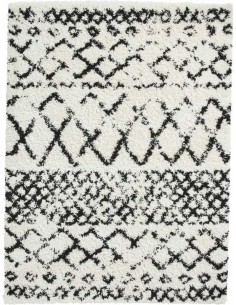 tappeto moderno Scandi Berber G272 White/Black