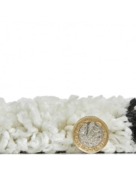 tappeto moderno Scandi Berber G272 White/Black