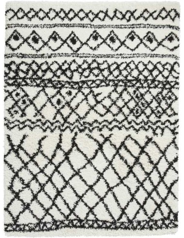 tappeto moderno Scandi Berber G274 White/Black
