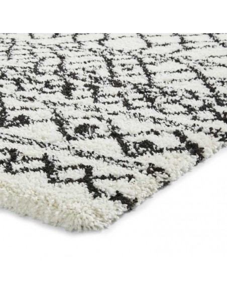 tappeto moderno Scandi Berber G274 White/Black
