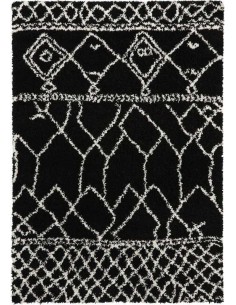 tappeto moderno Scandi Berber G276 Black/White