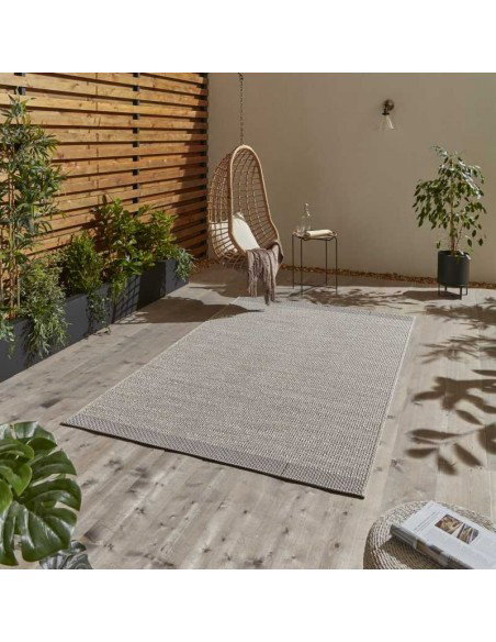 tappeto moderno Stitch 9682 Beige/Black