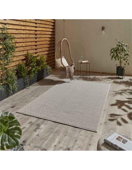 tappeto moderno Stitch 9683 Beige/Black