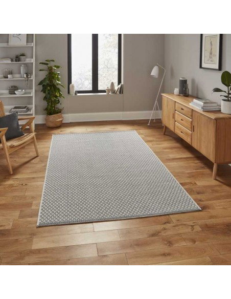 tappeto moderno Stitch 9683 Ivory/Black