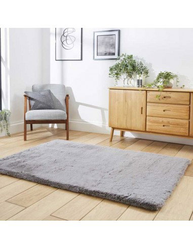 tappeto moderno Super Teddy Grey