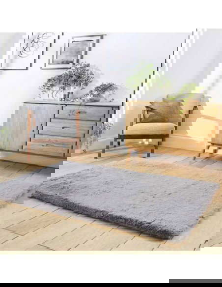 tappeto moderno Super Teddy Grey