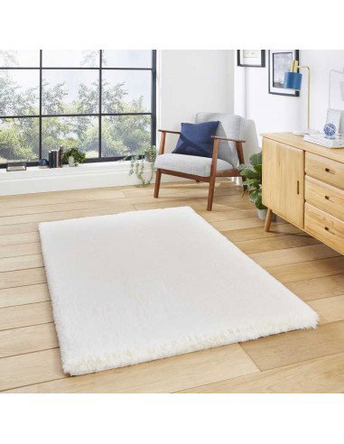 tappeto moderno Super Teddy Ivory