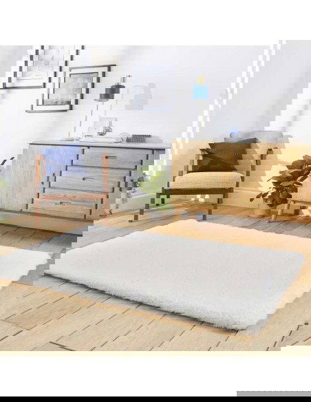 tappeto moderno Super Teddy Ivory