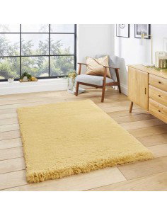 tappeto moderno Super Teddy Mustard 2