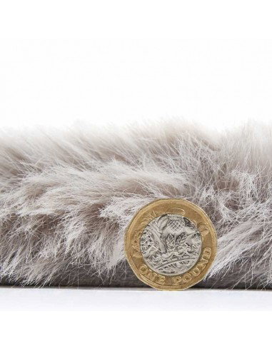 tappeto moderno Super Teddy Silver