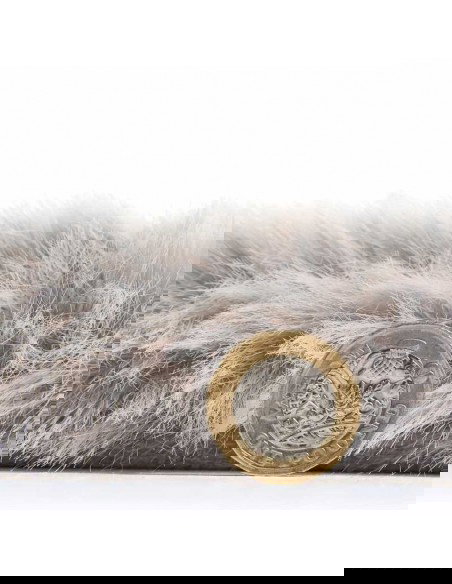 tappeto moderno Super Teddy Silver
