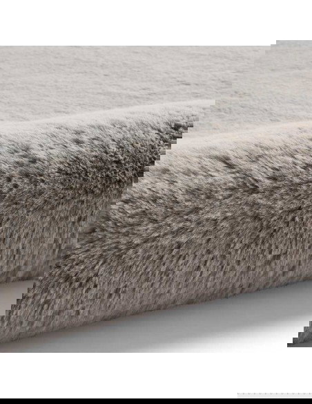 tappeto moderno Super Teddy Silver