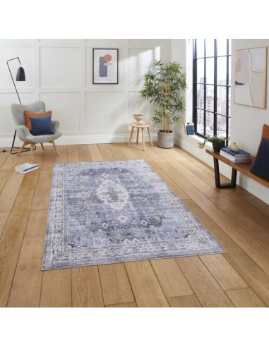 tappeto moderno Tabriz H1156 Blue