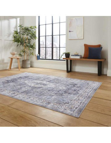tappeto moderno Tabriz H1156 Blue